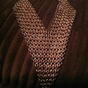 Beautiful gold link necklace